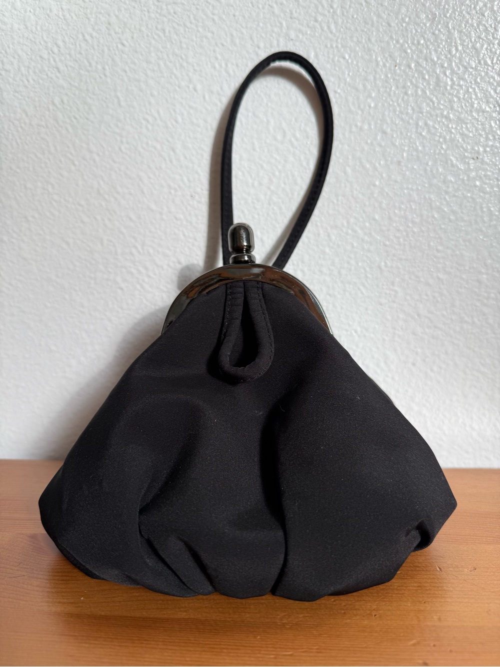 Nine West Black Wristlet Evening Bag - Classic Minimalist